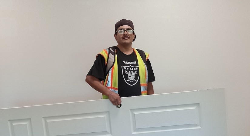 Erwin Begay was nominated Tradesperson of the Month